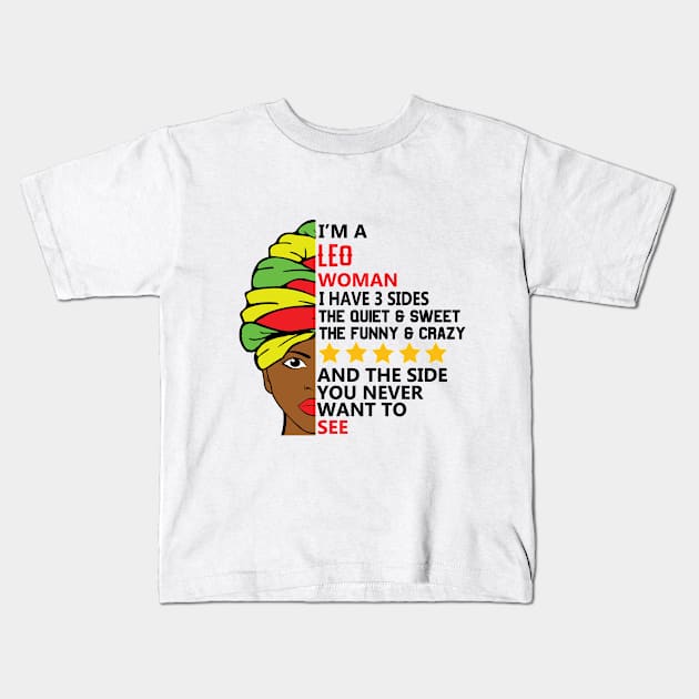 Leo Kids T-Shirt by Sazzy's